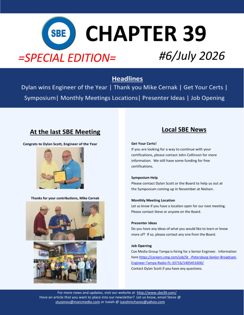 SBE Special Edition #6